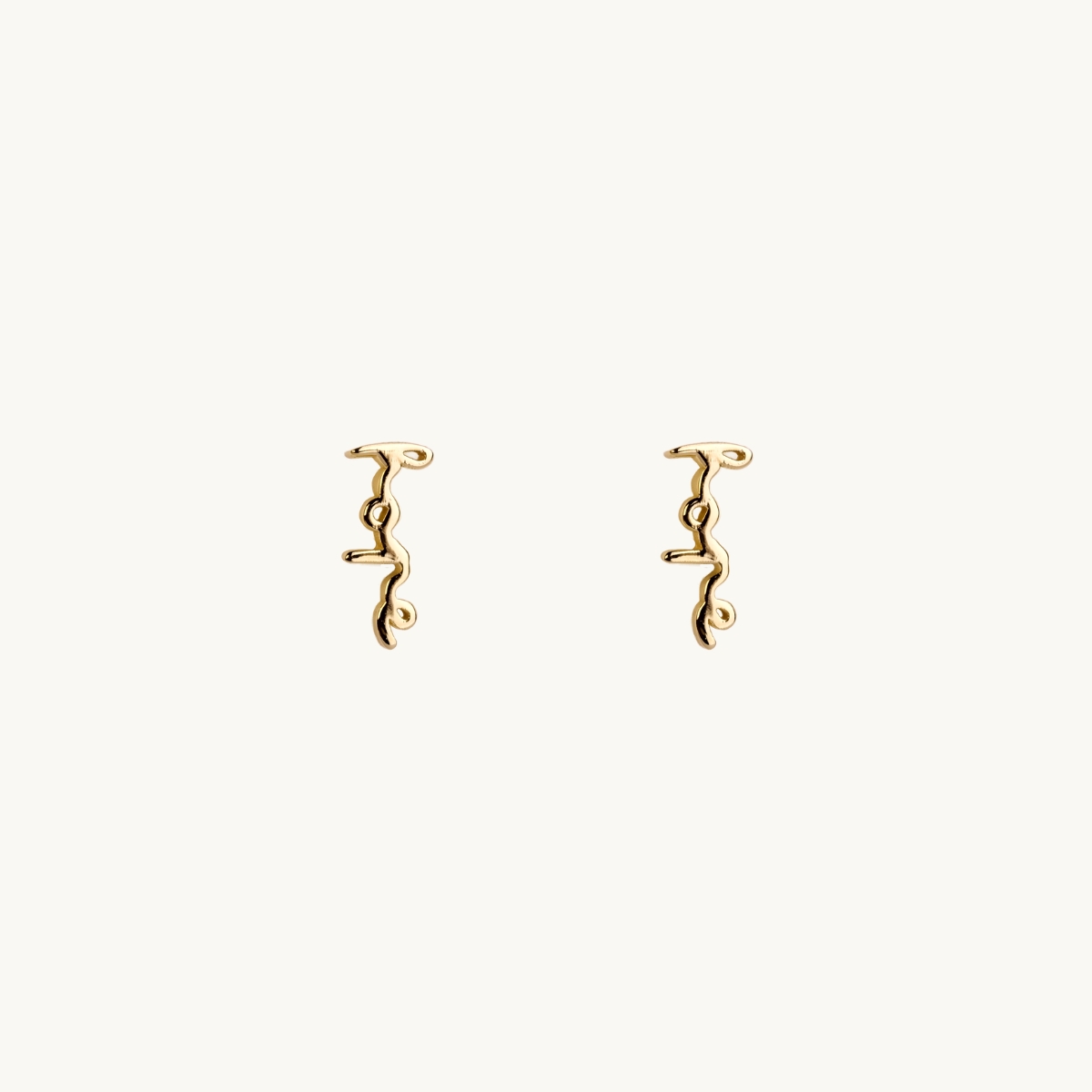 MINI HOPE PIN EARRINGS GOLD i gruppen SHOP / GULD hos EMMA ISRAELSSON (ear217)