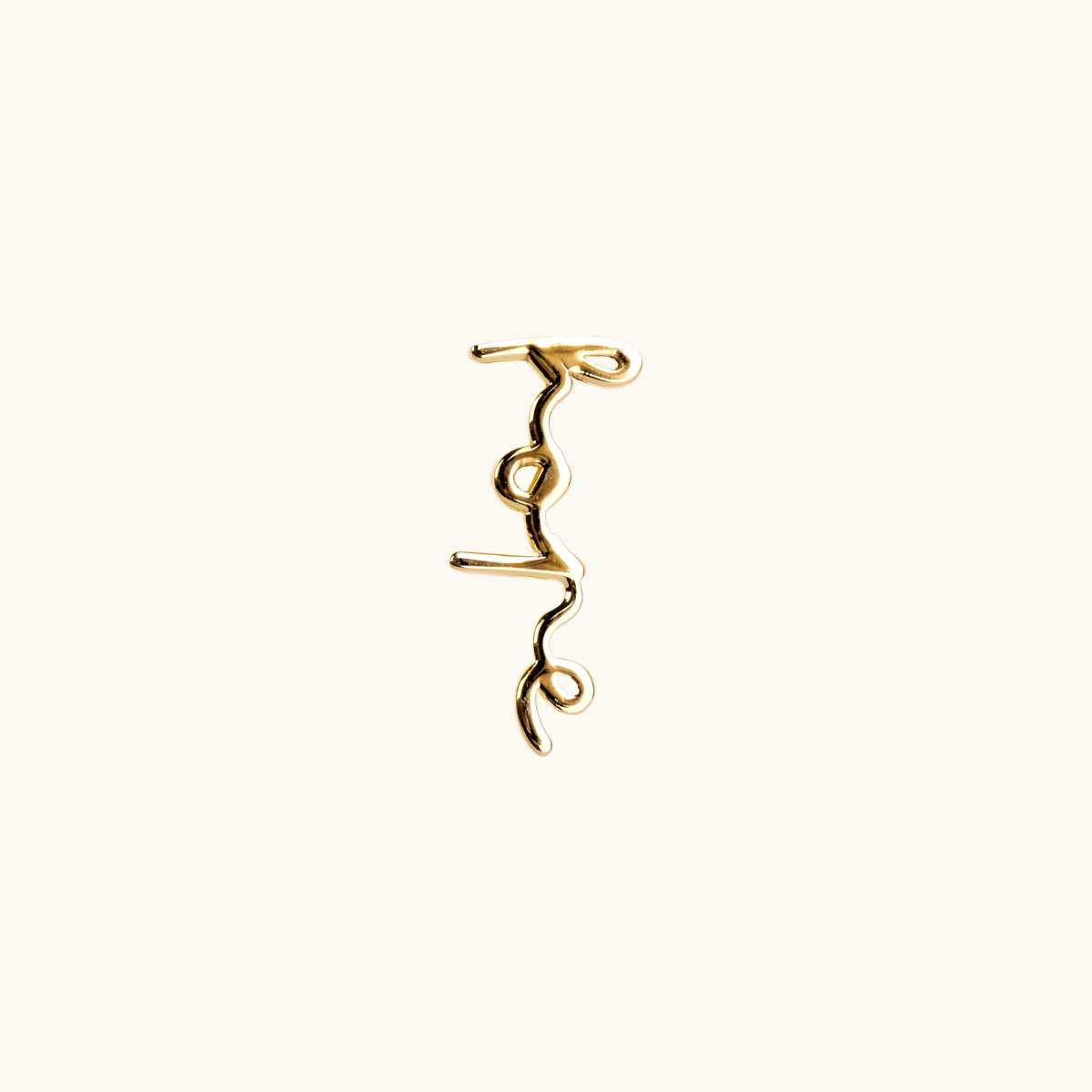 HOPE PIN EARRING GOLD i gruppen SHOP / GULD hos EMMA ISRAELSSON (ear219)