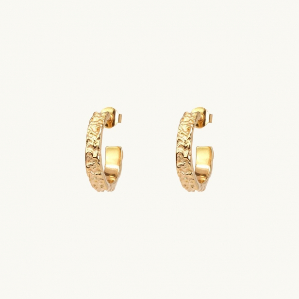 PRINCESS HOOPS SMALL GOLD