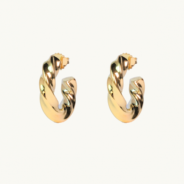 SPIN HOOPS GOLD