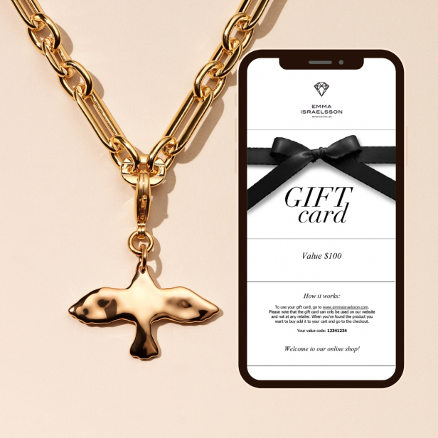 Presentkort som levereras digitalt