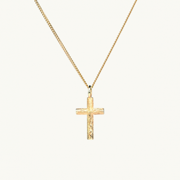 BRANCH CROSS NECKLACE GOLD