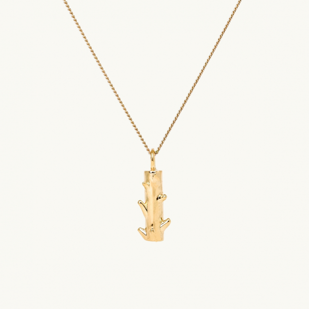 FIG TREE NECKLACE GOLD