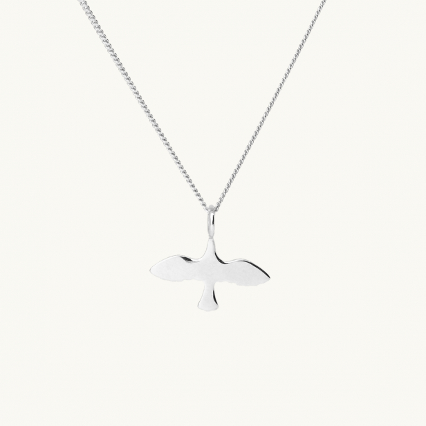 MINI DOVE NECKLACE SILVER