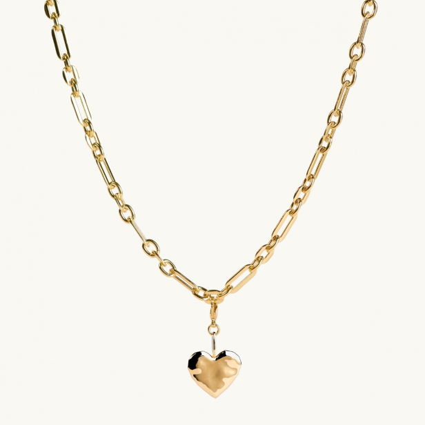 HEART CHUNKY CHAIN GOLD