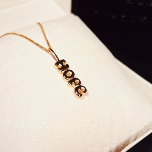 HOPE BUBBLE NECKLACE GOLD