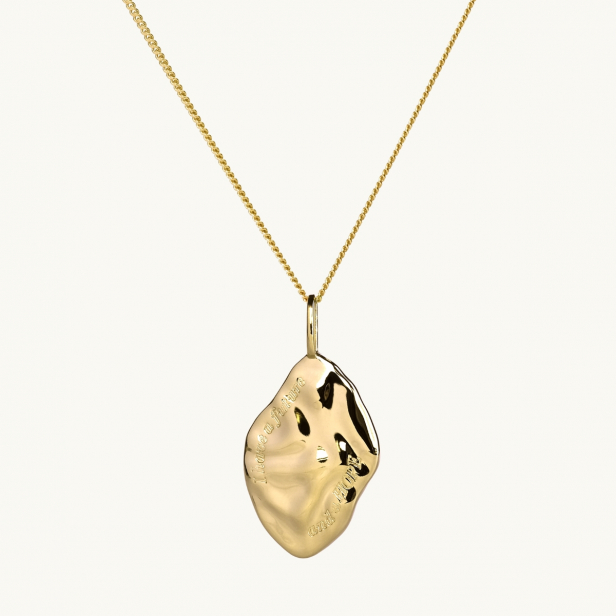 PEBBLE NECKLACE L GOLD
