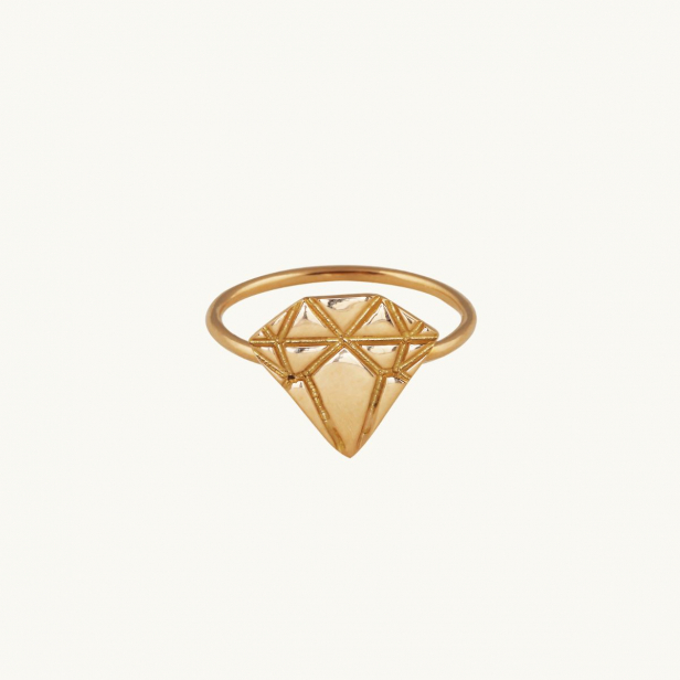18K GOLD DIAMOND RING