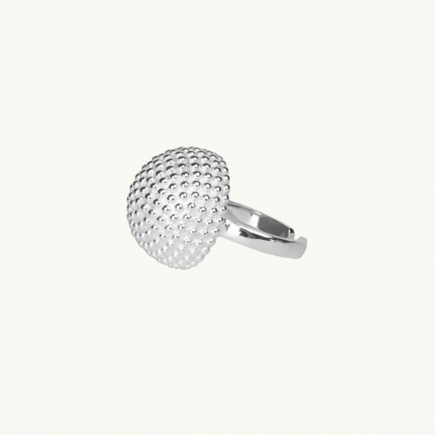 DEW GLOBE RING SILVER