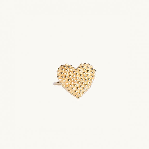 DEW HEART RING GOLD