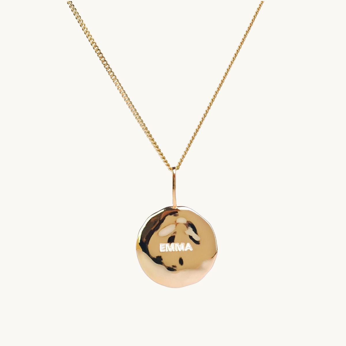 Ett namnmynt i sterlingsilver
