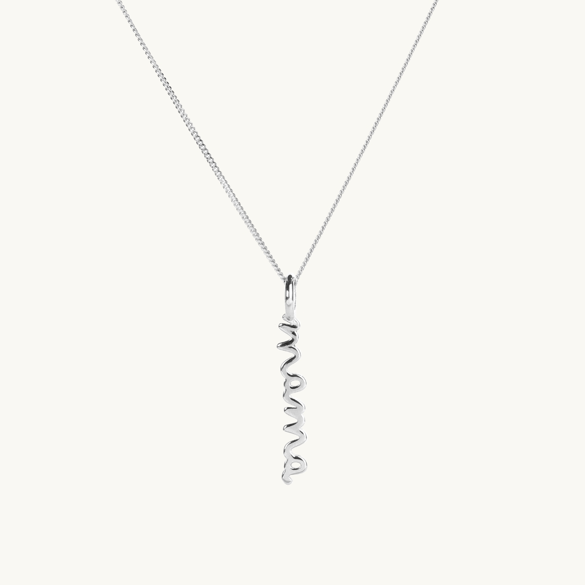 MAMA NECKLACE SILVER i gruppen SHOP / SILVER hos EMMA ISRAELSSON (neck196)