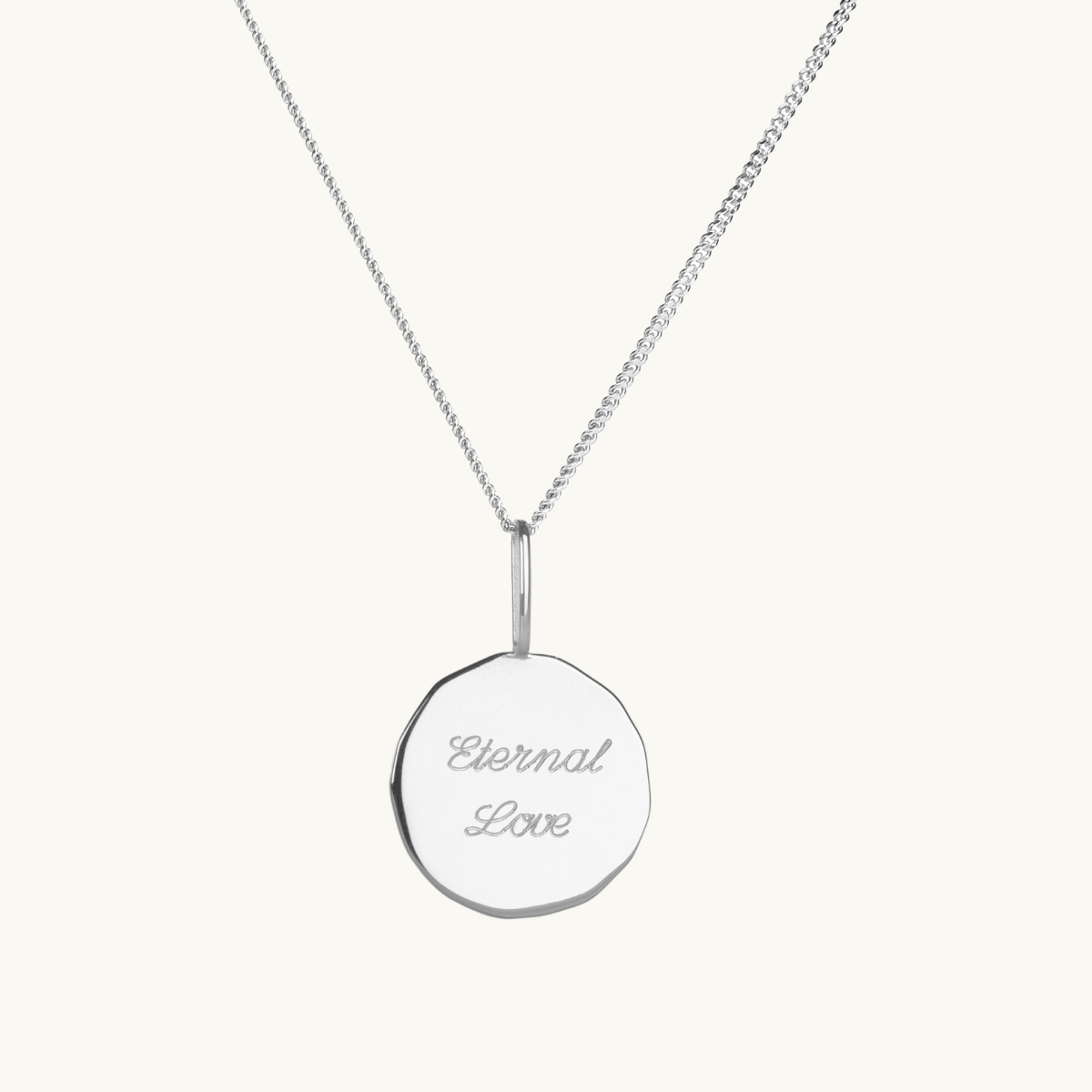 ETERNAL LOVE COIN SILVER i gruppen SHOP / KOLLEKTIONER / COIN hos EMMA ISRAELSSON (neck206)