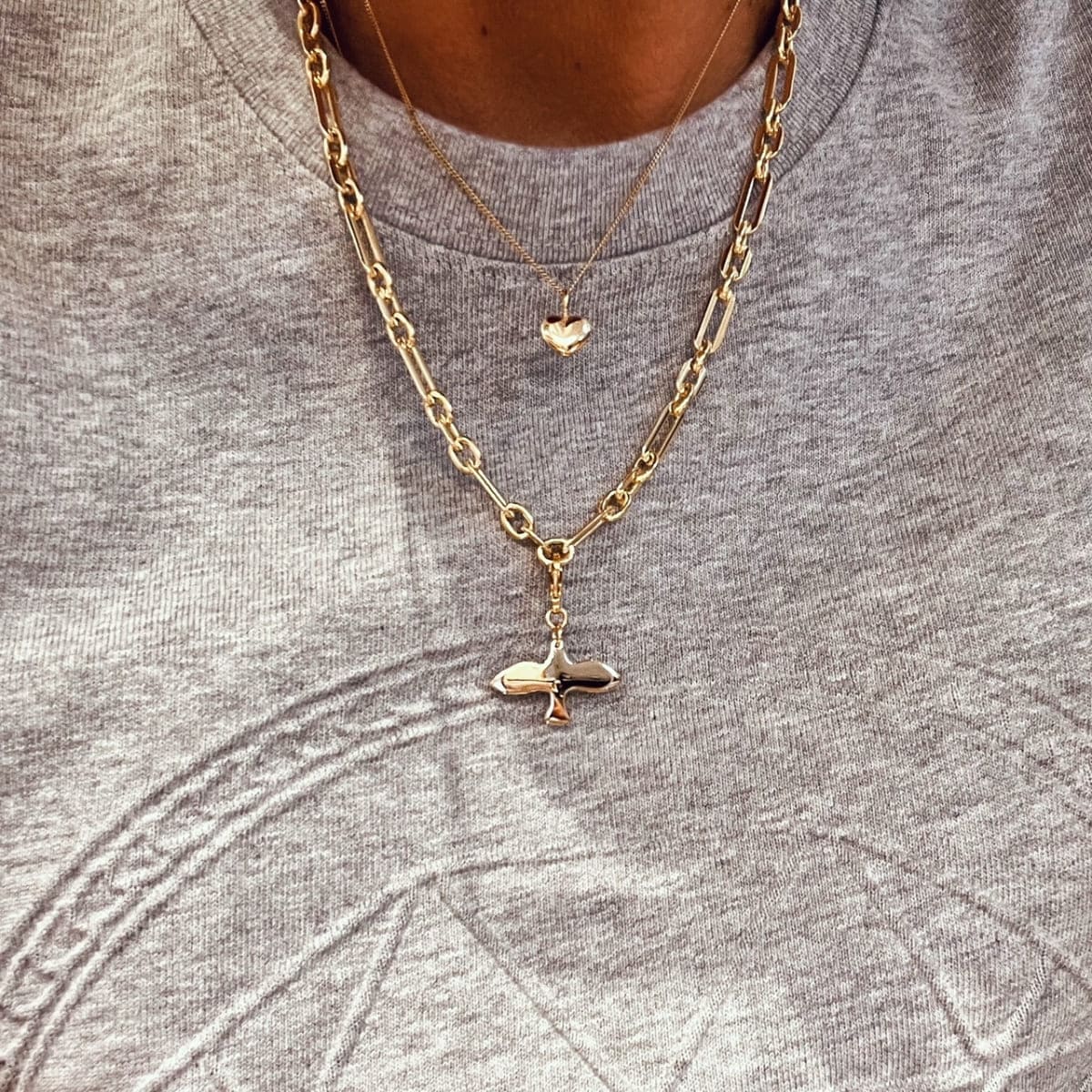 DOVE CHUNKY CHAIN GOLD