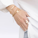 Rolex, Globe armband och stelt armband i guldfrgylld mssing