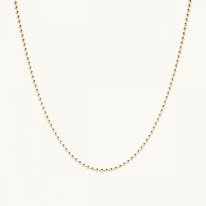 Halsband guldkedja kulor