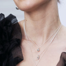 Princess necklace och sparkling stone kedja i kombination