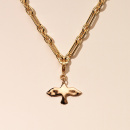 ORGANIC DOVE CHUNKY CHAIN NECKLACE GOLD