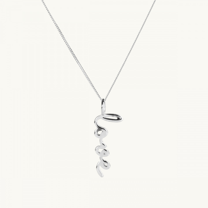 Kärlekshalsband i sterlingsilver.