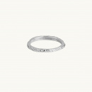 Thin band ring i sterling silver