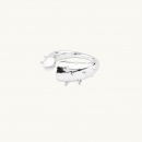 Stor fig tree ring I sterling silver justerbar