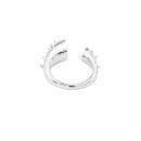 FIG TREE RING SILVER L