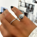 Signet ring silver p modell