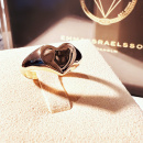 HEART SIGNET RING SILVER
